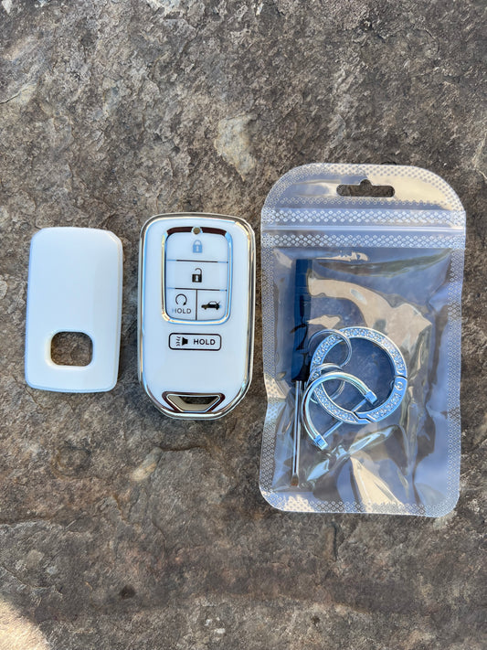 Honda Civic Key Fob Cover White